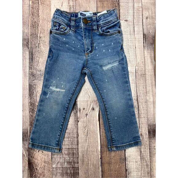 Old Navy Boys Modern Karate Skinny Flex Fit & Straight Leg Jeans sz 18-24 months - Picture 2 of 11